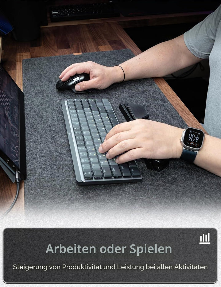 YaGee Handballenauflage für Tastatur, Magnetische schwebende Handgelenkstütze zur Anti-Ermüdung, Erg