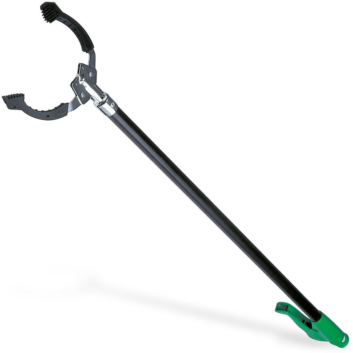 Unger NiftyNabber Pro Müllzange (130 cm lang, Allzweckgreifer, Stahlrohr, Abfallgreifer, Öffnungsmas
