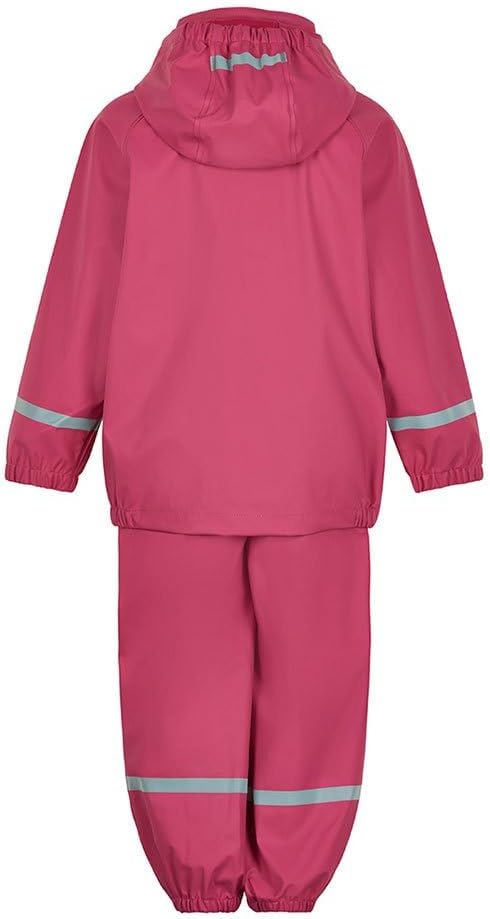 Color Kids Unisex Kinder Rain Set Solid Pu Regenjacke 80 Rosa, 80 Rosa