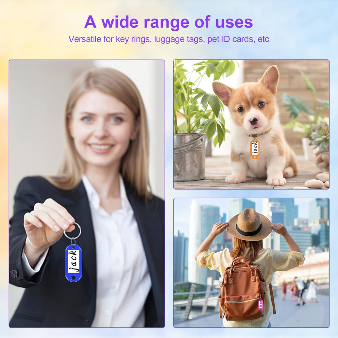 Wedo 10242437 Schlüsselschrank für 24 Schlüssel, 18,6 x 9,4 x 25 cm, Hellgrau & Schlüsselanhänger, 3