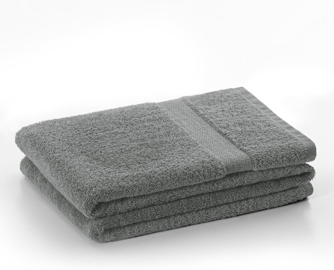 DecoKing 10er Set Baumwolle Qualität 525g/m² 4 Gästehandtücher 30x50 cm 4 Handtücher 50x100 cm und 2