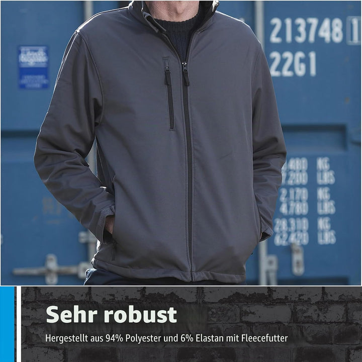 Softshell-Jacke 204 Selkirk von Fortress, schwarz, , XL XL Schwarz, XL Schwarz
