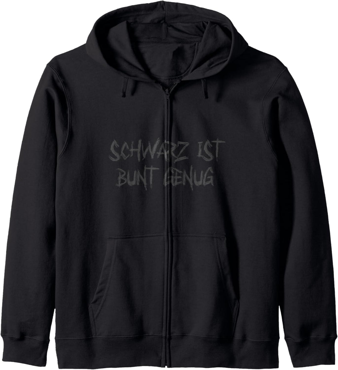 Schwarz ist Bunt Genug Kapuzenjacke