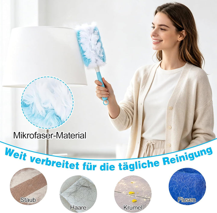 52 Stück Staubmagnet Nachfüllpack für Swiffer Staubmagnet, Einweg-Magnet Staubwedel für Swiffer Dust