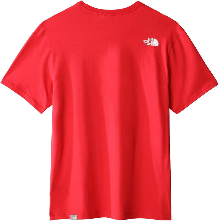 THE North FACE Herren Easy T-Shirt L Tnf Red-tnf White, L Tnf Red-tnf White