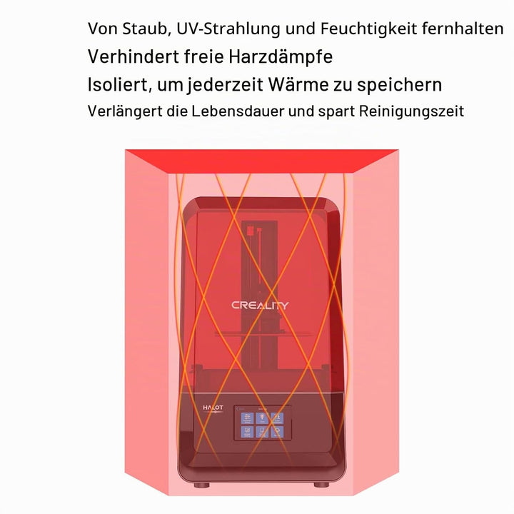 BCZAMD Harz Drucker Zubeh?r Geh?use Elite Blackout Cover 13.5"L Bx21"H f¨¹r mittelgro?e 8.9" Harz 3D