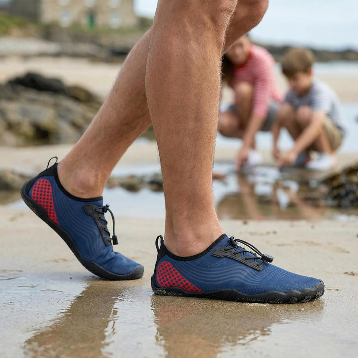 ZHR Badeschuhe Herren Damen rutschfest Barfussschuhe Leicht Schnell Trocknend Wasserschuhe Schwimmsc