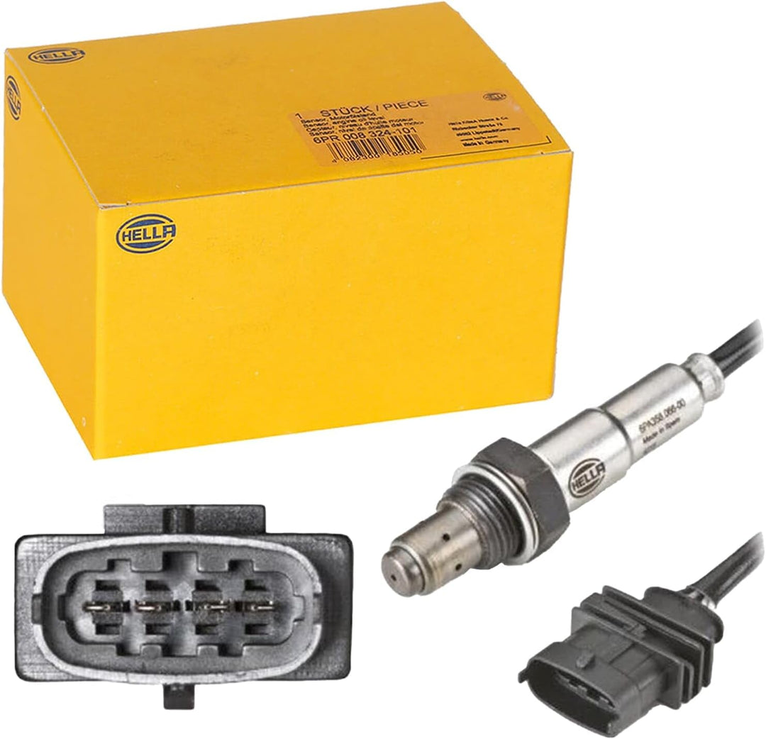 HELLA 6PA 358 066-001 Lambdasonde - 4-polig - vor Katalysator - Kabel: 630mm