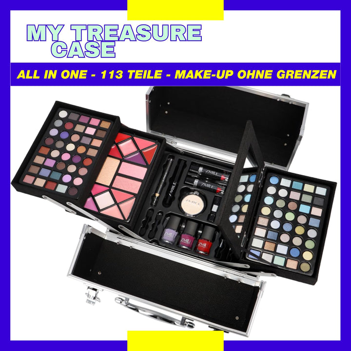 ZMILE COSMETICS MY TREASURE CASE Kosmetikkoffer vegane Kosmetik mit Schminke - Make Up Set für unter