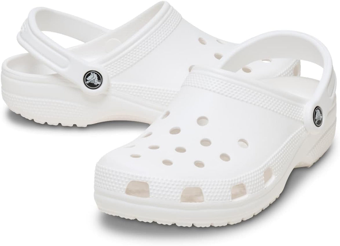 Crocs Unisex Classic Clog 34/35 EU Weiss, 34/35 EU Weiß
