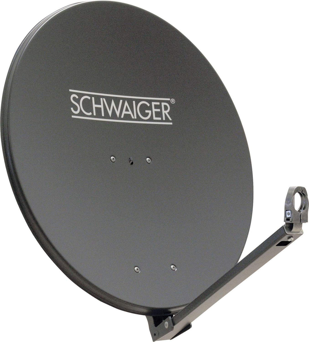 Schwaiger SPI710.1 Aluminium Offset-Parabolantenne (75 cm) anthtazit
