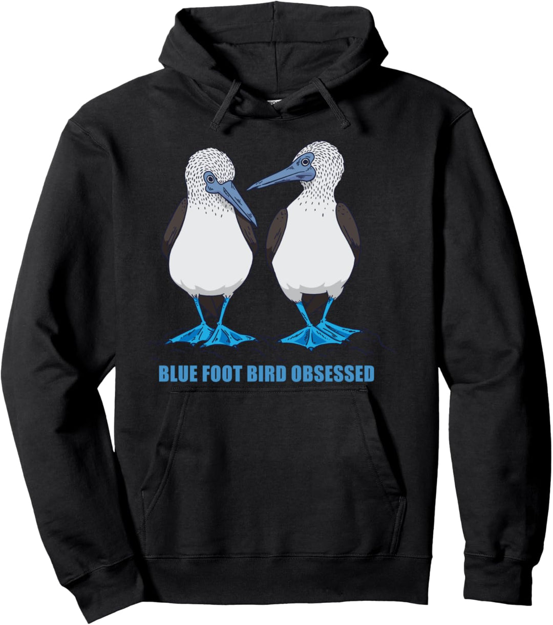 Blue Foot Bird Obsession Lustiger Tölpel Vogelbeobachter Pullover Hoodie