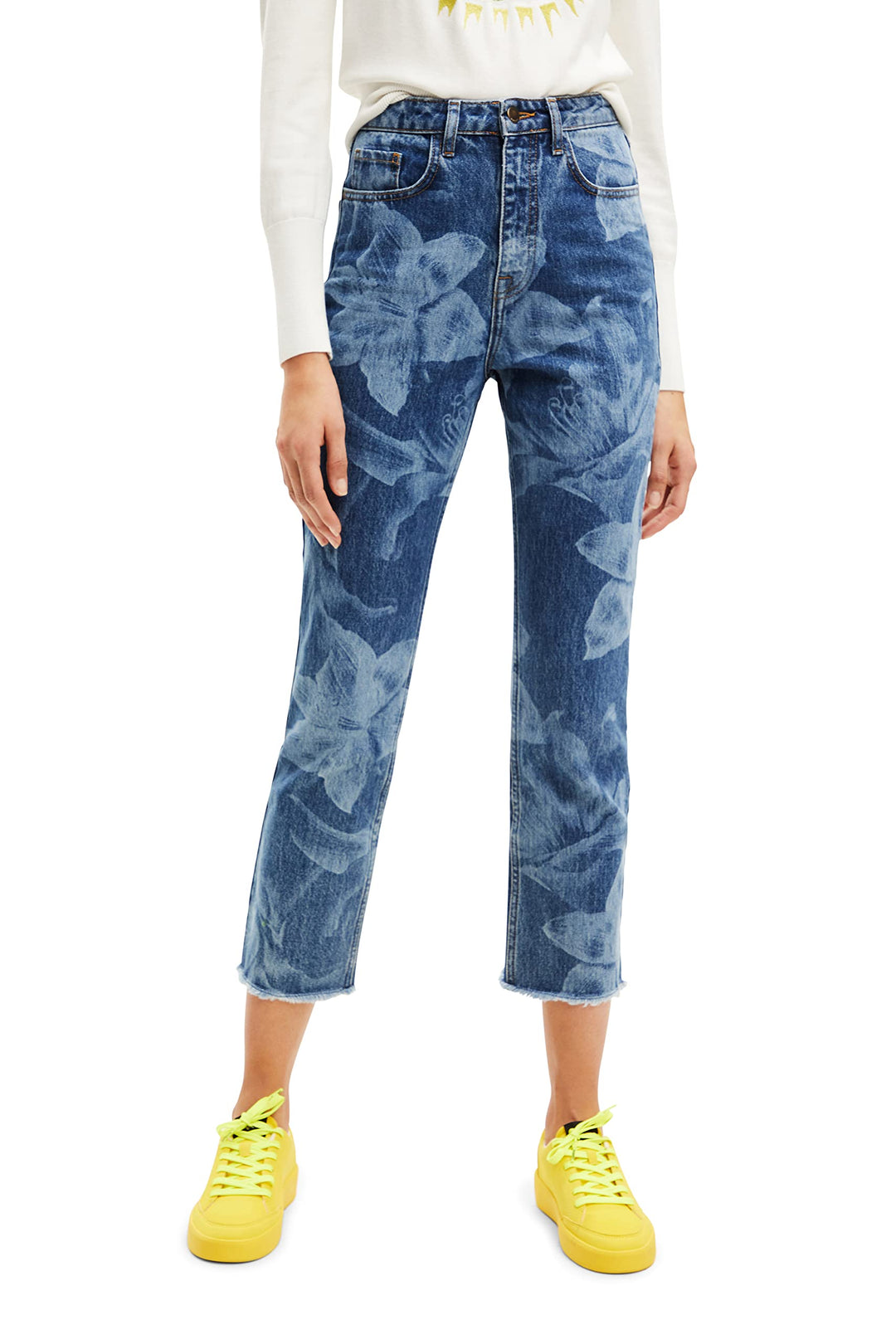 Desigual Damen Jeans 34 Blau, 34 Blau