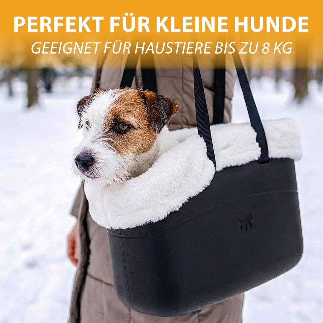 Ferplast Hundetragetasche für kleine Hunde und Katzen WITH-ME, Transporttasche für Haustiere, Hundet