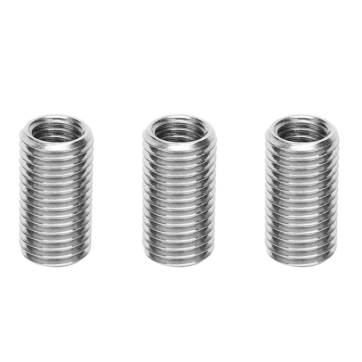 10Pcs Gewindeeinsatz Reparaturmutter Gewindeschlitzen Weibliche M12 und Männliche M16 Schraubbuchse,