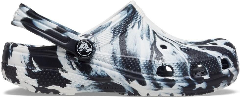 Crocs Unisex Kinder KlassischHolzschuh 32 EU Schwarz Weiss