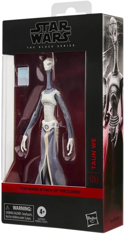 Star Wars The Black Series Taun We, Angriff der Klonkrieger Premium Action-Figur zum Sammeln (15 cm)