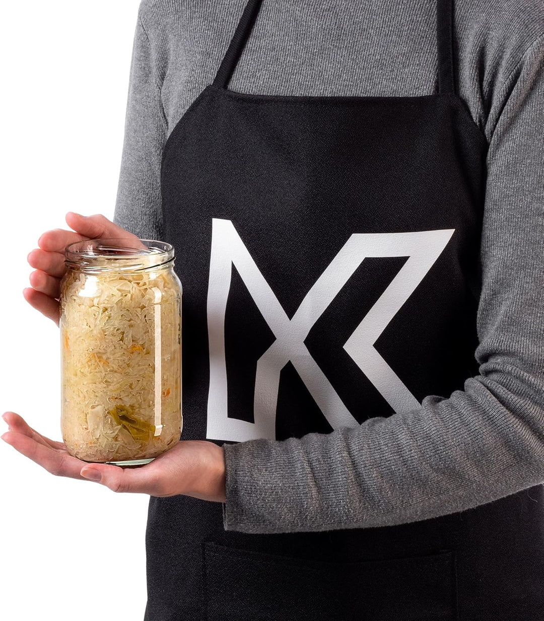 KADAX 8er Set Einmachgläser 720ml TO82, Grosse Sturzgläser mit Schraubdeckel, Einkochgläser Fermenti