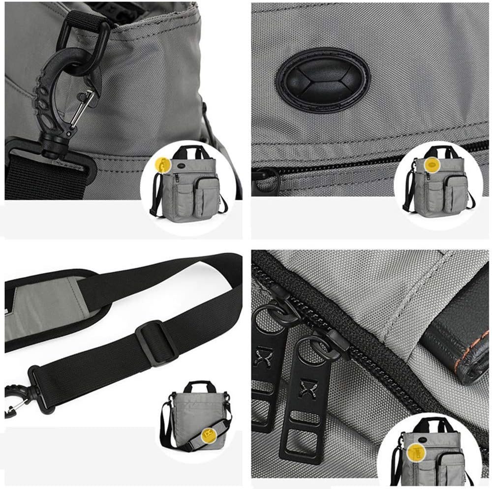 Crossbody Messenger Bag Multifunktionale Umhängetasche Laptoptasche für Damen und Herren College Sch