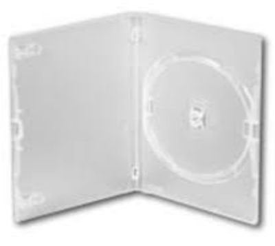 Amaray DVD-Ersatzhülle, transparent, 50 Stück.