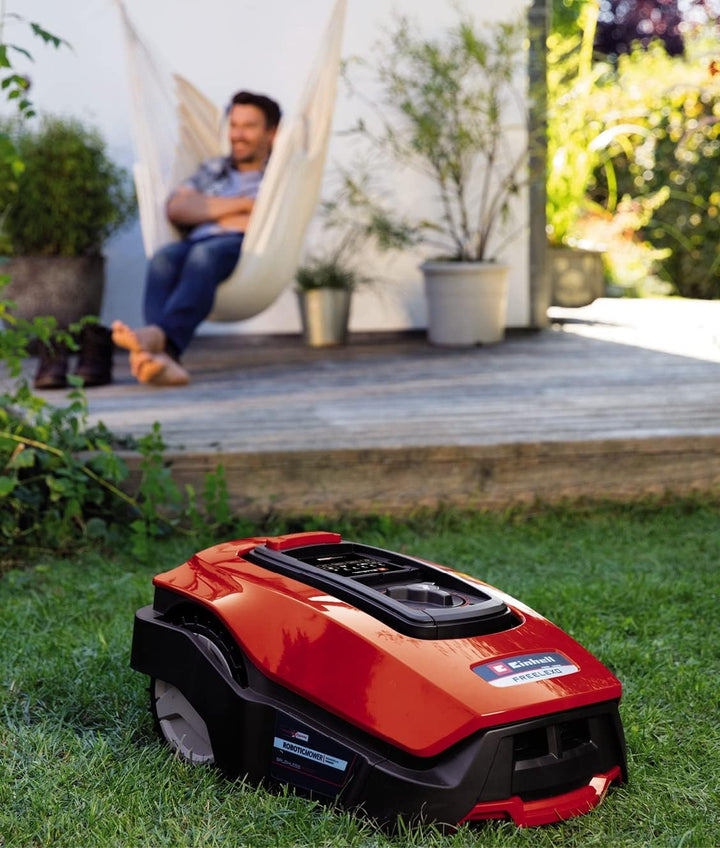 Einhell Robotermäher FREELEXO Power X-Change (Li-Ion, Multizonen-Modus, bis 35 Prozent Steigung, App