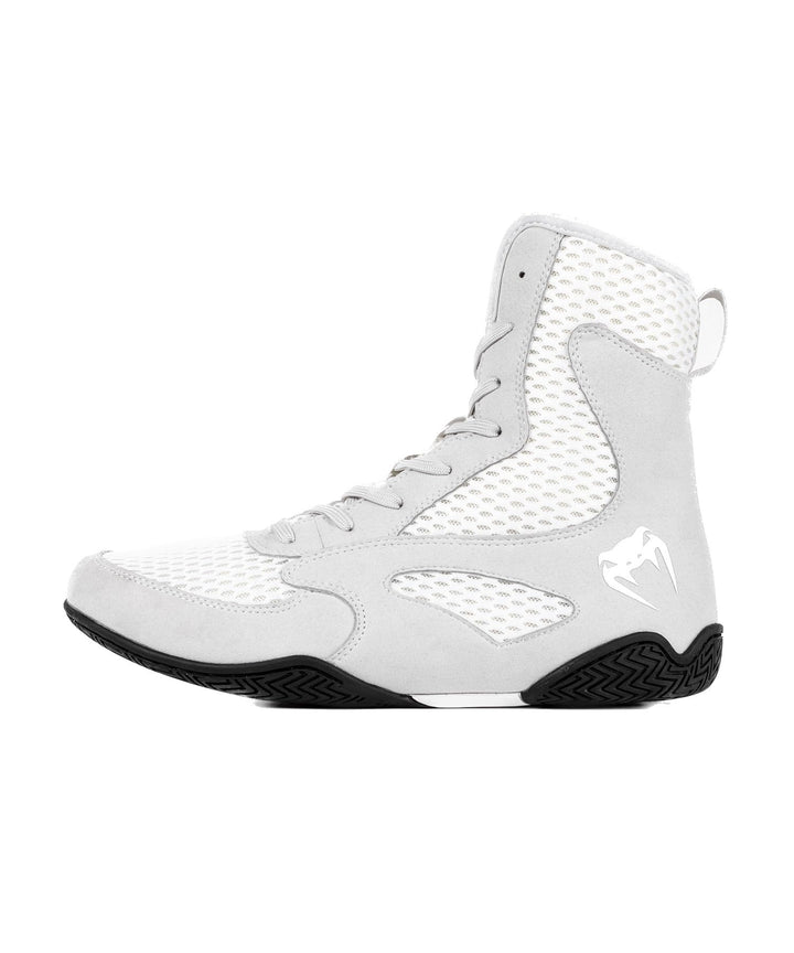 Venum Unisex Contender Boxing ShoesVENUM Boxenschuhe – Schwarz/Weiss 8.5 Men/ 10 Women Weiss Grau, 8