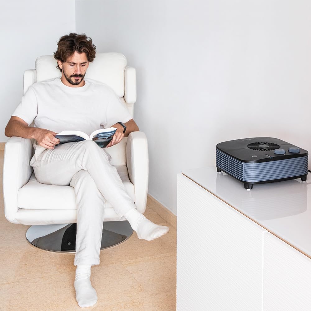 Cecotec Heizlüfter ReadyWarm 2060 Max Horizon Black. 2000 W, 3 Modi Cool/Warm/Hot, Thermostat mit 2