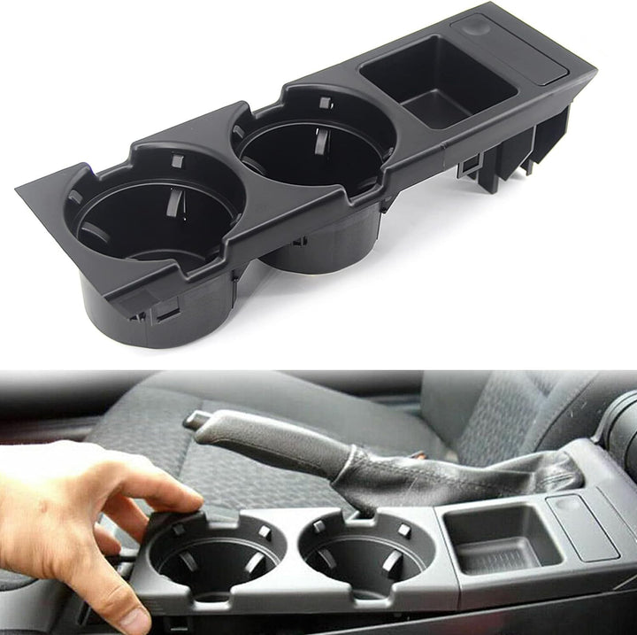Getränkehalter für E46 Mittelkonsole Becherhalter für BM-W 3 Series 51168217953 Schwarz Cupholder, S