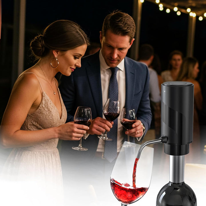 Elektrischer Korkenzieher Elektrischer Weinbelüfter Set 4-in-1 Weinset, Elektrischer Weinschrauber m