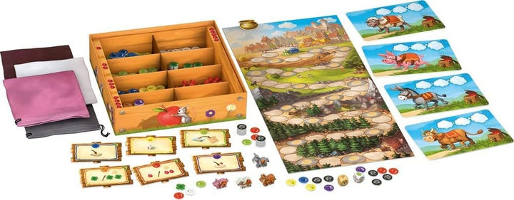 Schmidt Spiele 40630 Mit Quacks &amp; Co. nach Quedlinburg, Kinderspiel zum Kennerspiel des Jahre 2018,