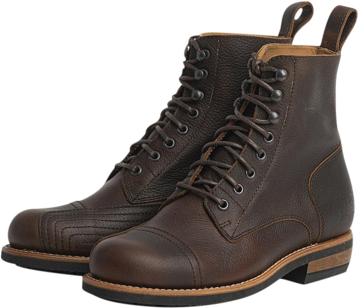 Rokker Urban Rebel Motorradstiefel | Wetterfester Fahrkomfort 46 EU Braun, 46 EU Braun