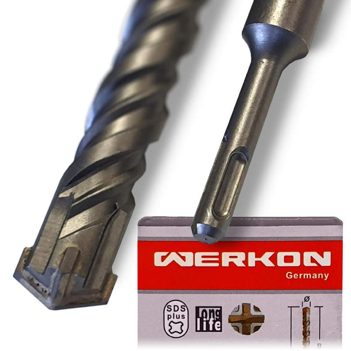 WERKON Betonbohrer 32x600mm Profi SDS Plus für Schlagbohrmaschine