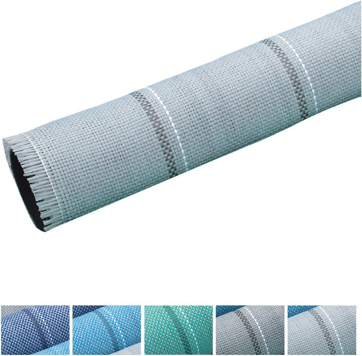 Bestlivings Picknickdecke, Vorzeltteppich, Campingmatte Grösse: 400x250cm, Auswahl: hellgrau - Silbe