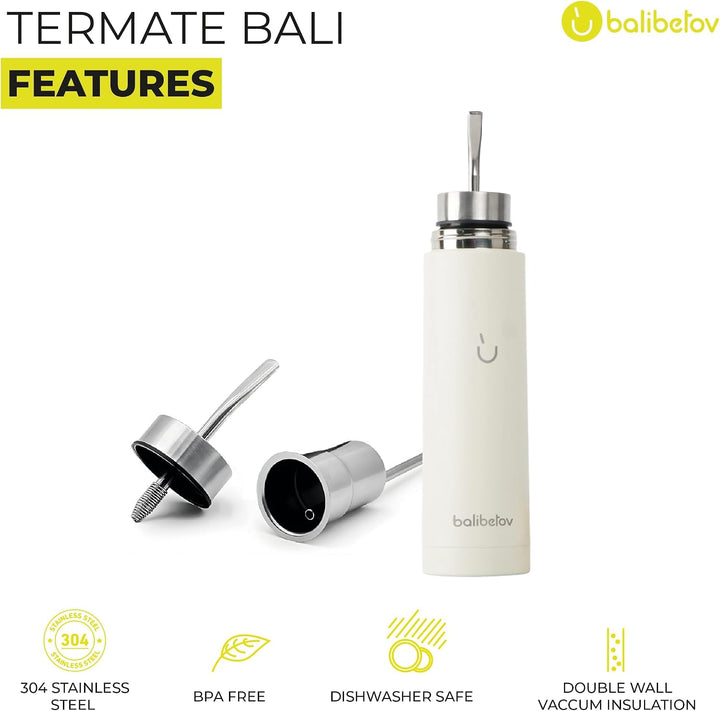 BALIBETOV 750 ml Selbstbedienende Yerba Mate Flasche – Auto-Cebante Mate-Becher – Doppelwandig Vakuu