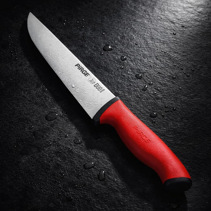 Pirge Metzgermesser Set für Messer Shop - Schlachtermesser Set 5 TLG - 25 cm Metzgeresser - 21 cm Au