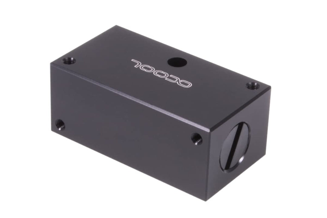 Alphacool ES Distro Plate C1 Verteiler, schwarz