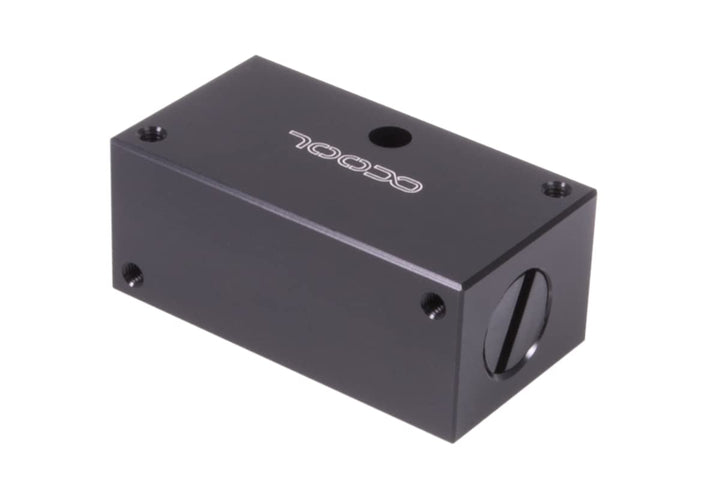 Alphacool ES Distro Plate C1 Verteiler, schwarz