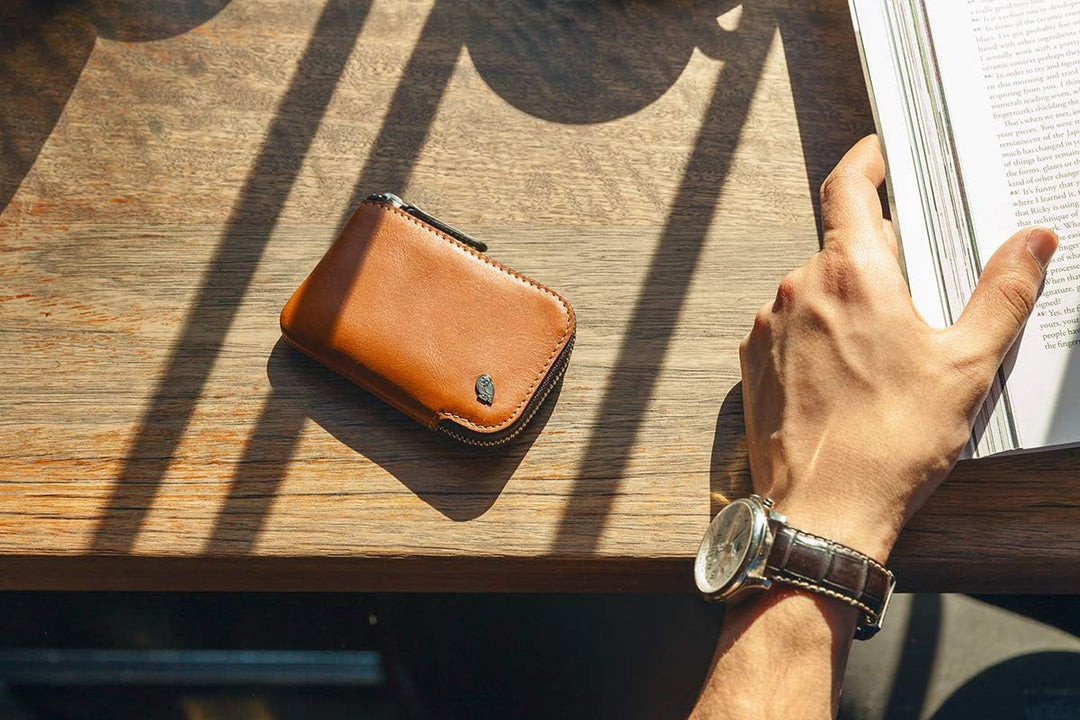 Bellroy Herren Leder Geldbörse und Karten Etui Card Pocket Schwarz, Schwarz