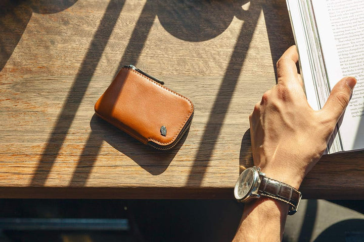 Bellroy Herren Leder Geldbörse und Karten Etui Card Pocket Schwarz, Schwarz