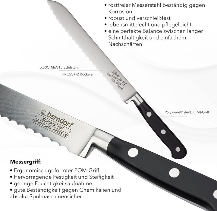 Berndorf Berndorf Profiline Brotmesser 20 cm, Brotmesser