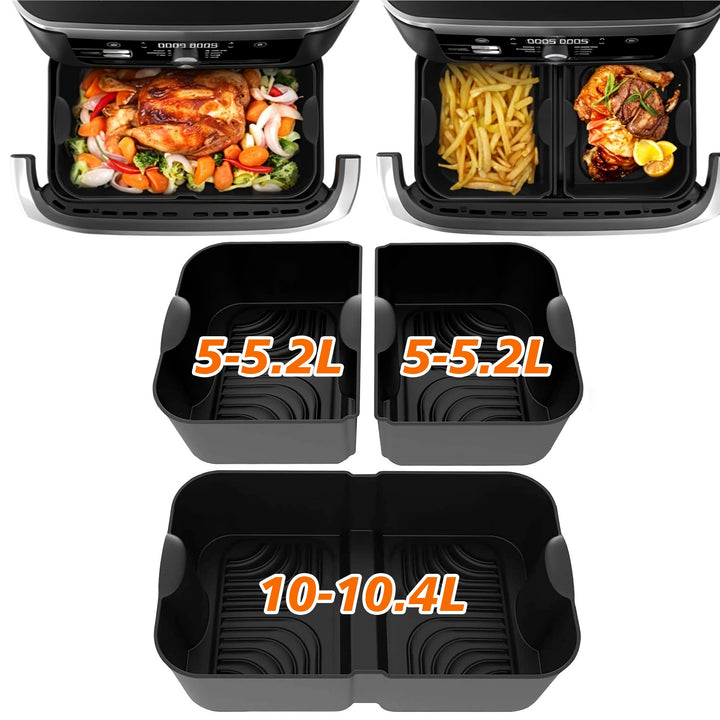 Höheres Ninja Heissluftfritteuse Zubehör für Ninja Foodi Flexdrawer 10,4 L Heissluftfritteuse AF500D