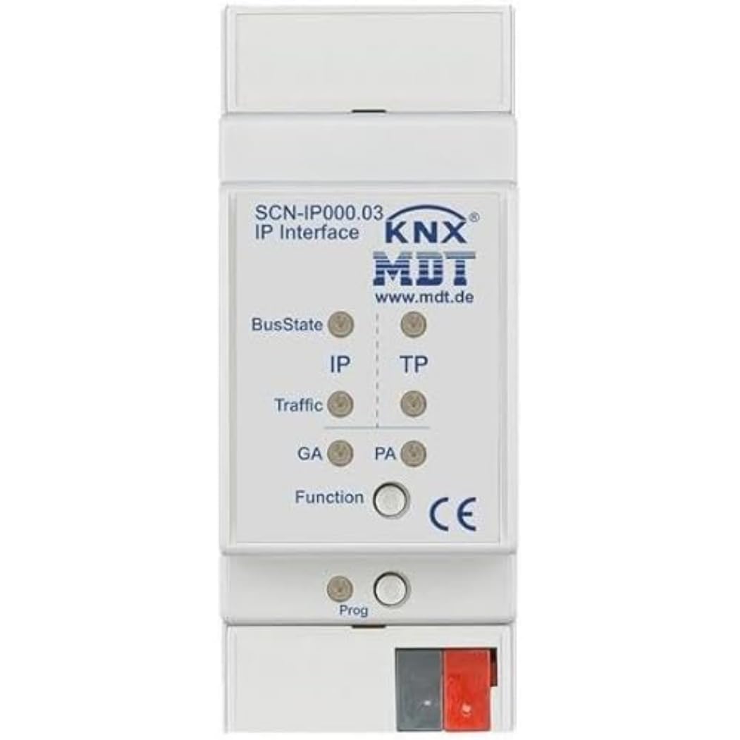 mit Email und Zeitserverfunktion und KNX MDT SCN-IP000.03