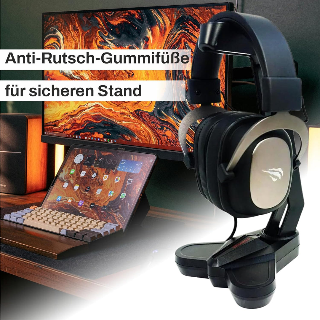 Havit GameNote Gaming Headset Halterung HY505 - Kopfhörer Ständer Für Gamer, Inspirierende Kopfhörer