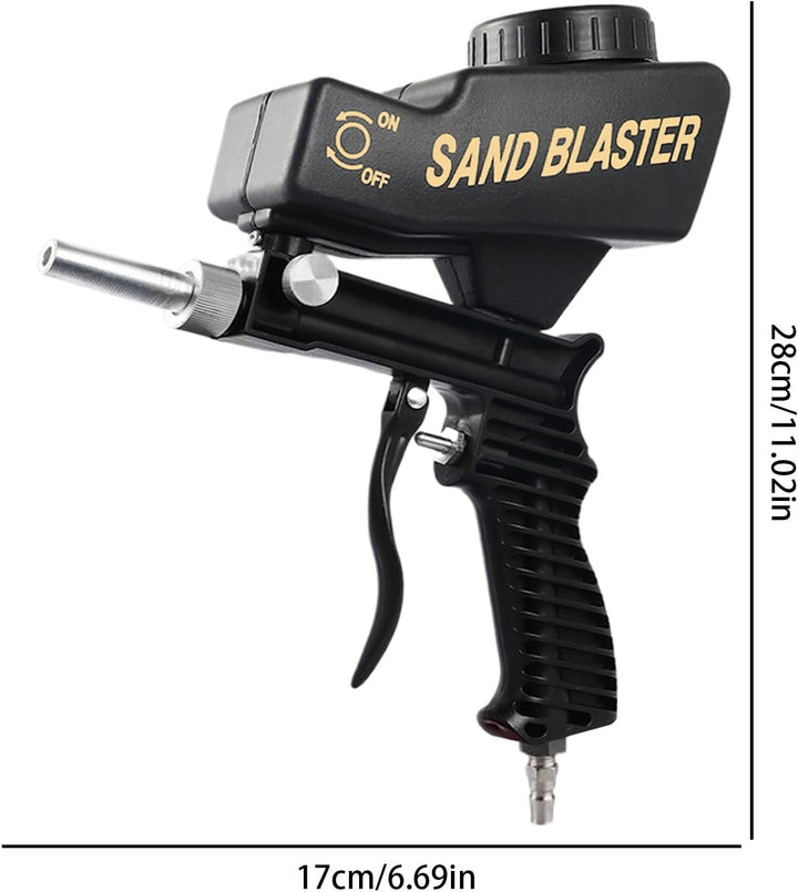 Portable Sandblasting Machine, Handheld Power Sander Tool, Rust Removal Equipment for Metal Paint Re