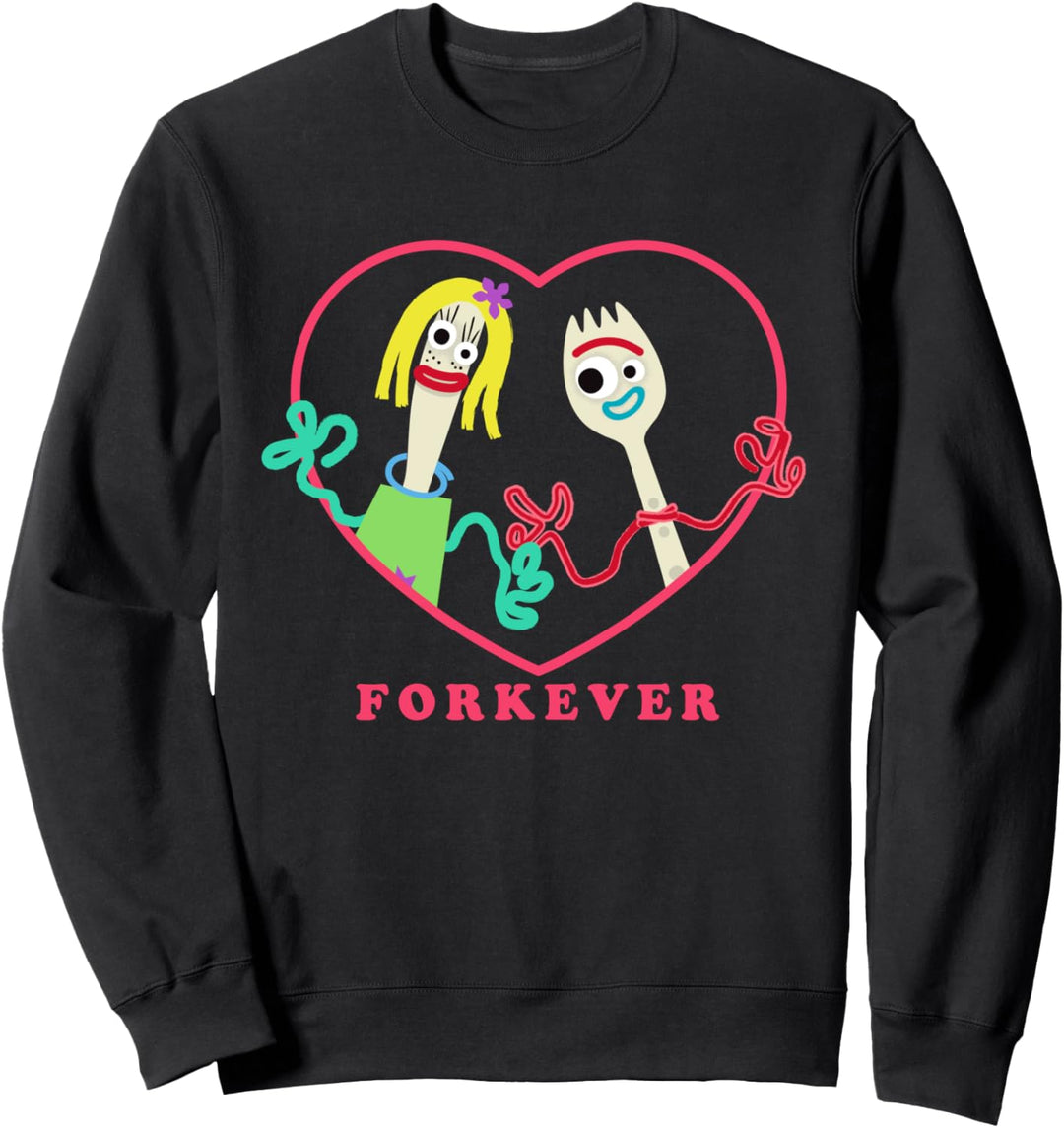 Toy Story 4 Forky and Girlfriend Forkever Valentine's Day Sweatshirt