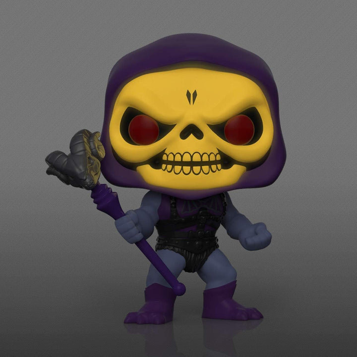 pop Funko Tees Masters of The Universe - Skeletor Glow in The Dark Vinyl Figure & T-Shirt Box Set Si