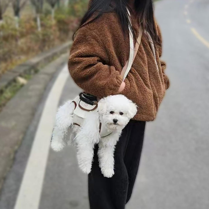 Hundetasche – Horizontale Hundetasche für den Aussenbereich, ergonomische, horizontale tragbare Aufb