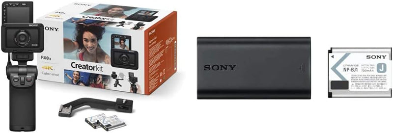 Sony RX0 II Creator Kit | Robuste, Ultra-kompakte Kamera mit Aufnahmegriff VCT-SGR1 (1.0-Typ-Sensor,