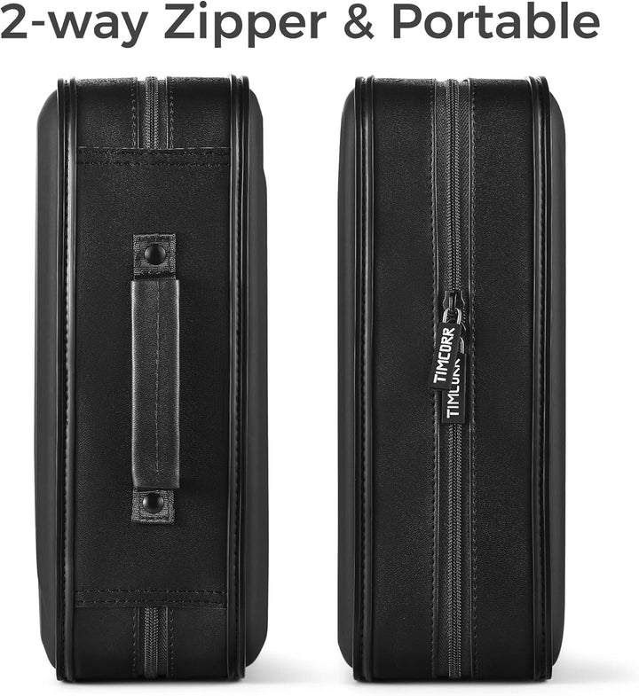 TIMCORR CD Tasche, CD Hülle DVD Halter Aufbewahrung: 144 DVD Hüllen Organizer tragbare Brieftaschen