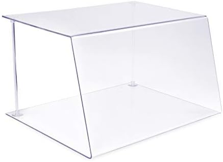 Trofecto Spuckschutz Vitrine aus Plexiglas ähnlichem PETG als Thekenaufsatz - Acrylglas Vitrine - Ty